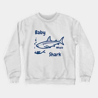 Baby Whale Shark Crewneck Sweatshirt